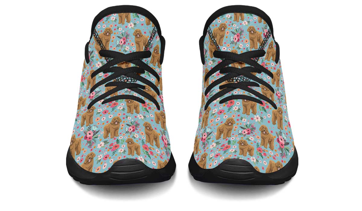 Goldendoodle Flower Kids Sneakers