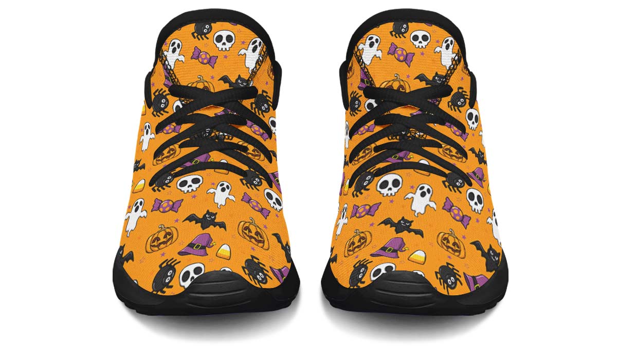 Halloween Pattern Kids Sneakers
