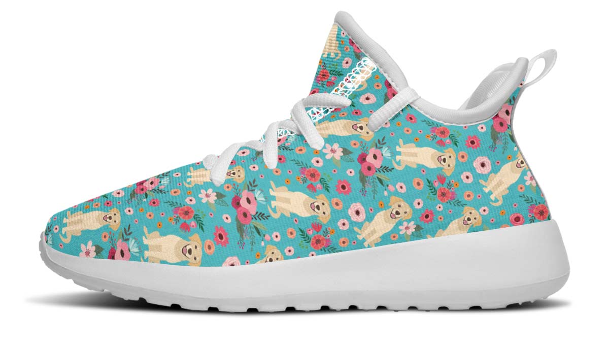 Labrador Flower Kids Sneakers