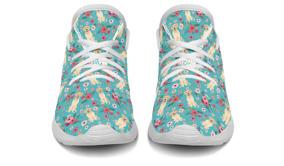 Labrador Flower Kids Sneakers