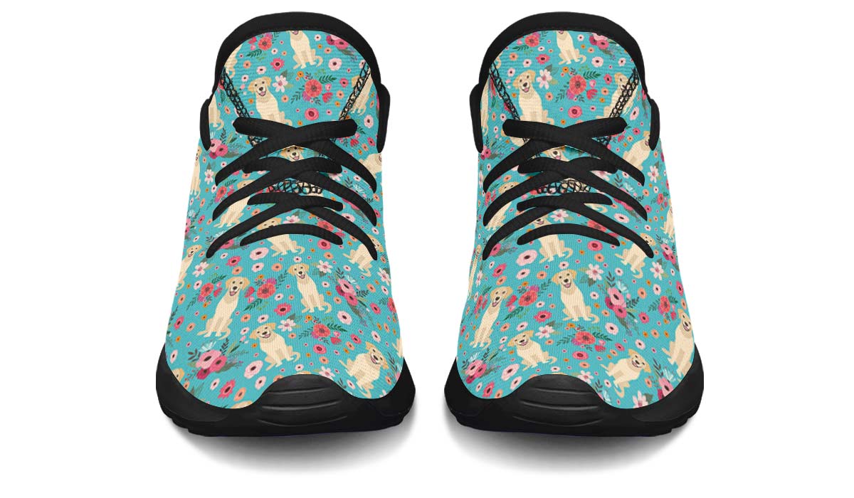 Labrador Flower Kids Sneakers