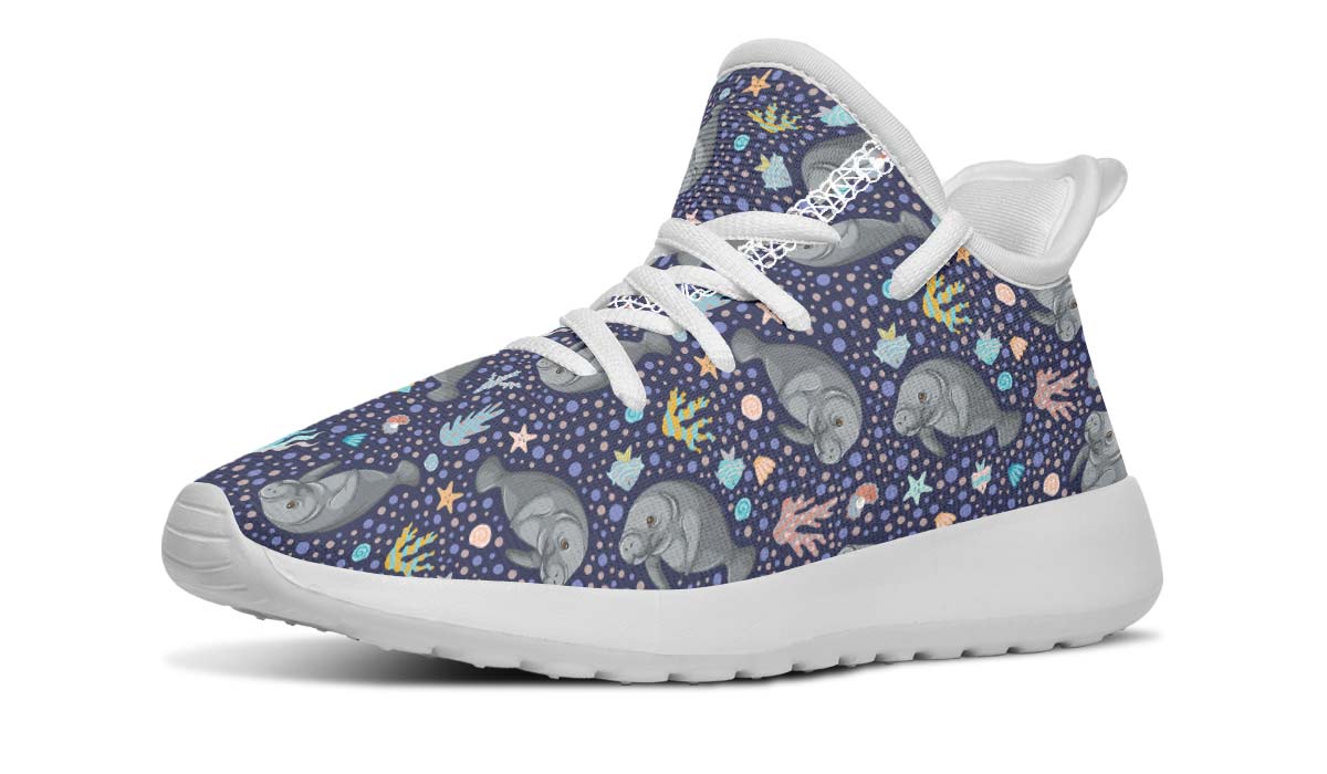 Manatee Party Kids Sneakers