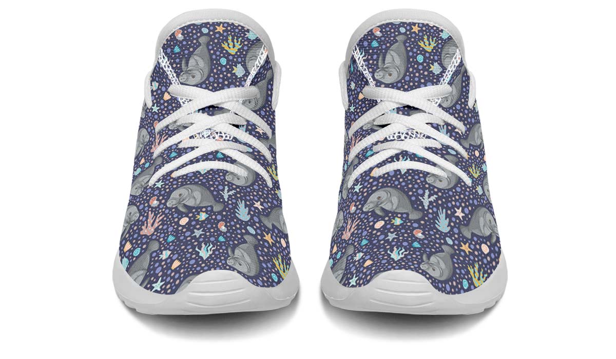 Manatee Party Kids Sneakers