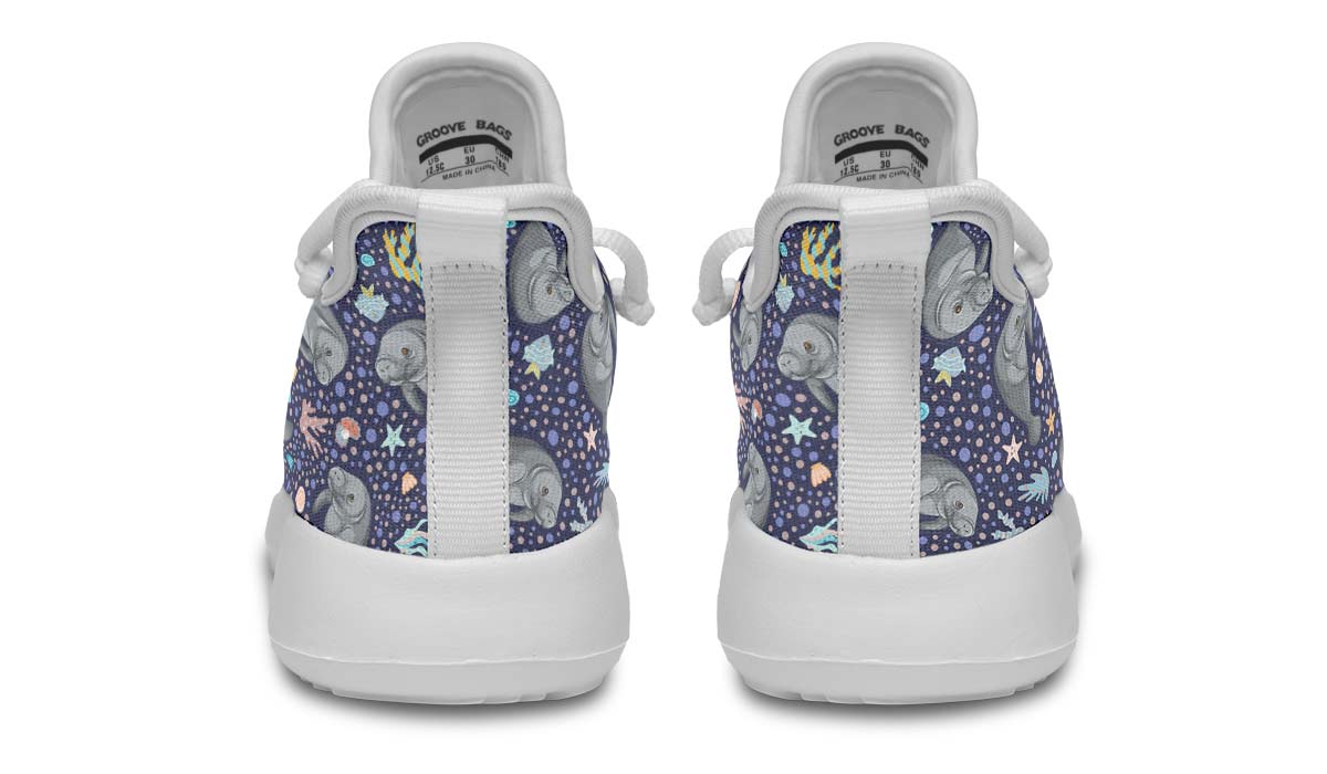 Manatee Party Kids Sneakers