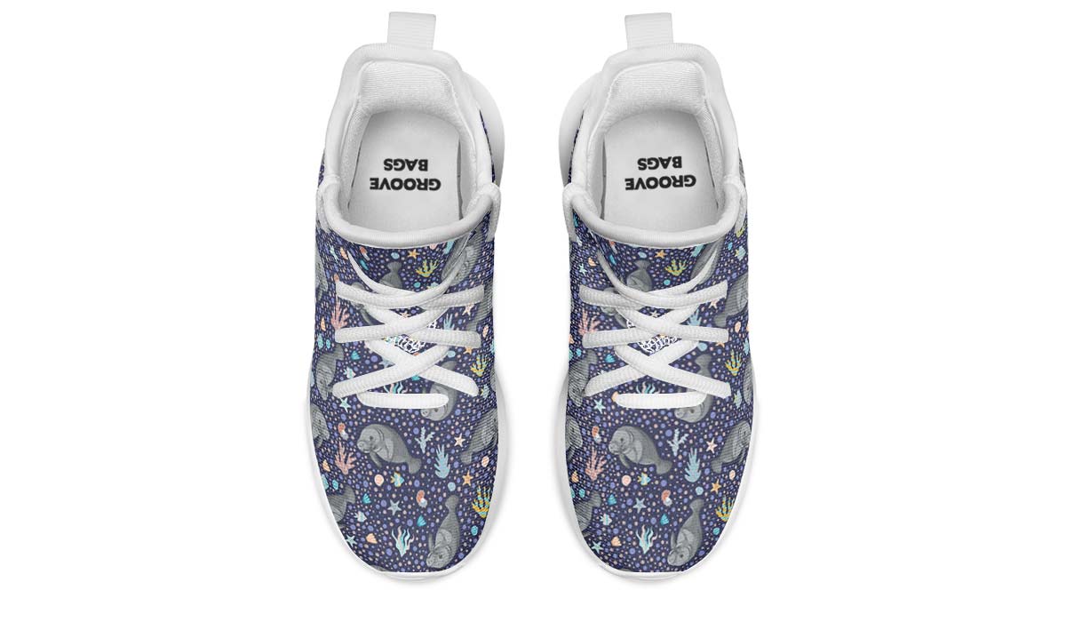 Manatee Party Kids Sneakers