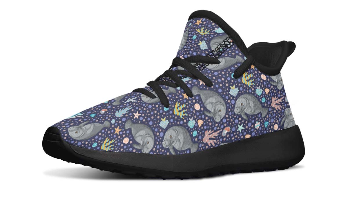 Manatee Party Kids Sneakers