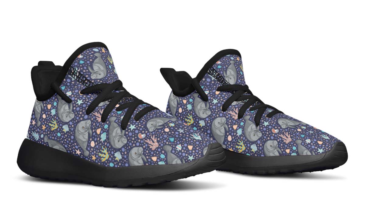 Manatee Party Kids Sneakers
