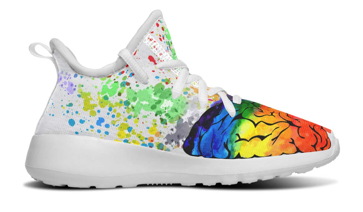 Right Brain Left Brain Kids Sneakers
