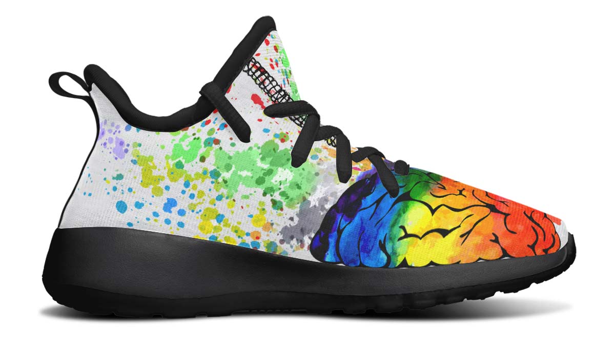 Right Brain Left Brain Kids Sneakers