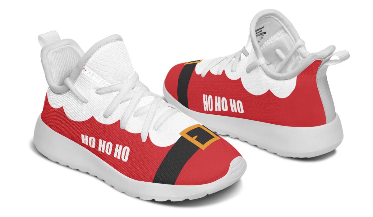 Santa Suit Christmas Kids Sneakers