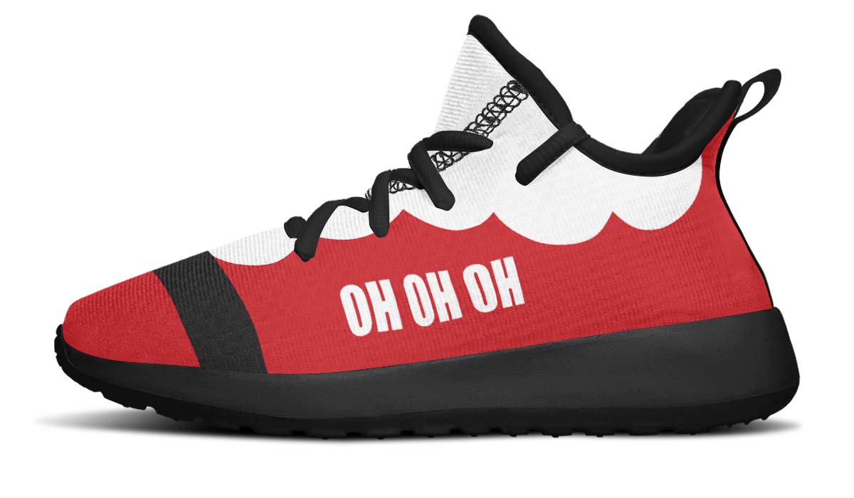 Santa Suit Christmas Kids Sneakers