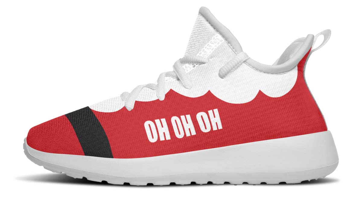 Santa Suit Christmas Kids Sneakers