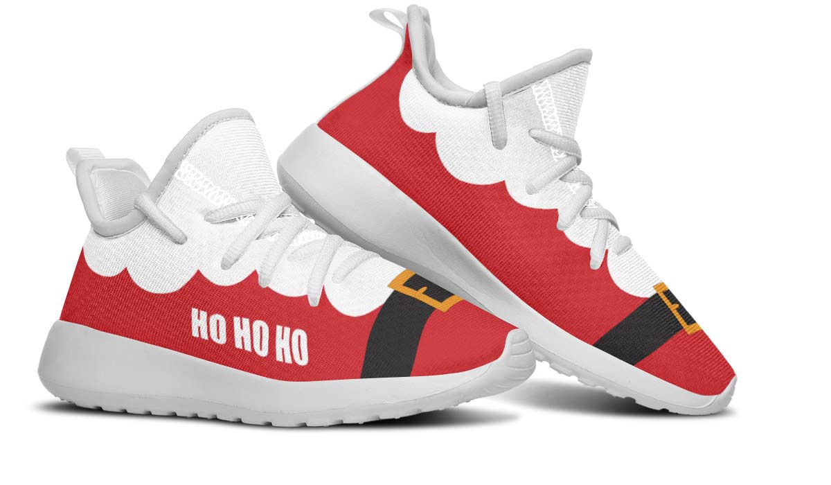 Santa Suit Christmas Kids Sneakers
