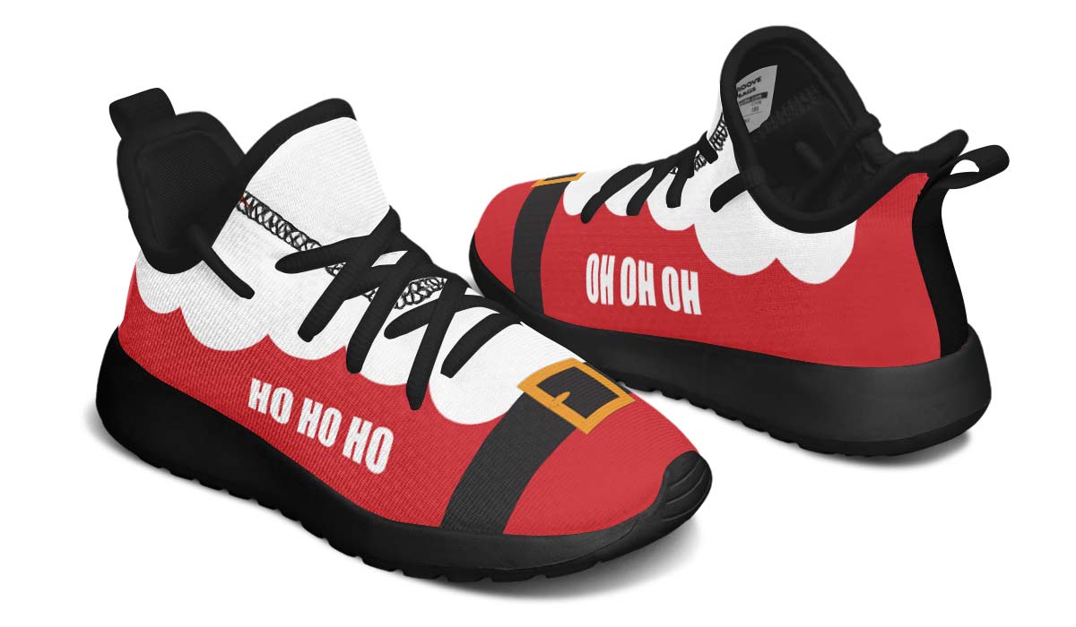 Santa Suit Christmas Kids Sneakers