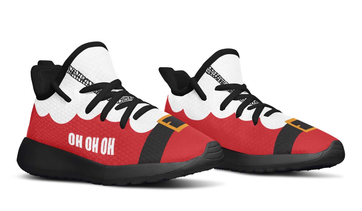 Santa Suit Christmas Kids Sneakers