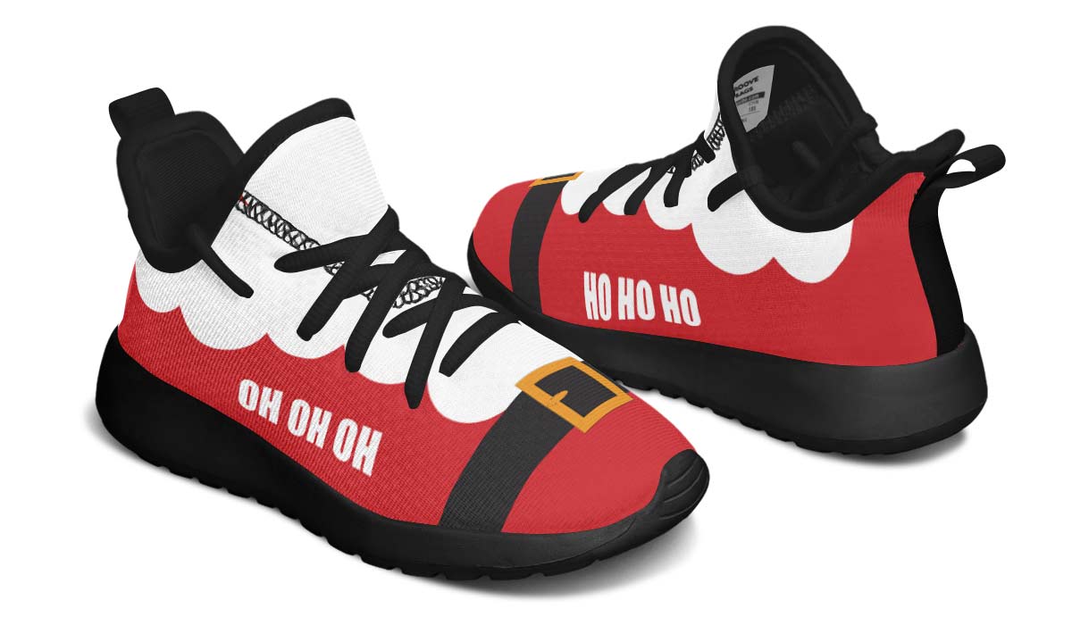 Santa Suit Christmas Kids Sneakers