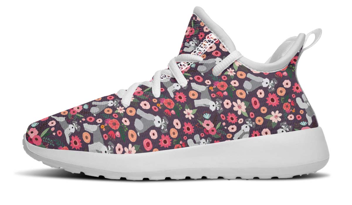 Schnauzer Flower Kids Sneakers