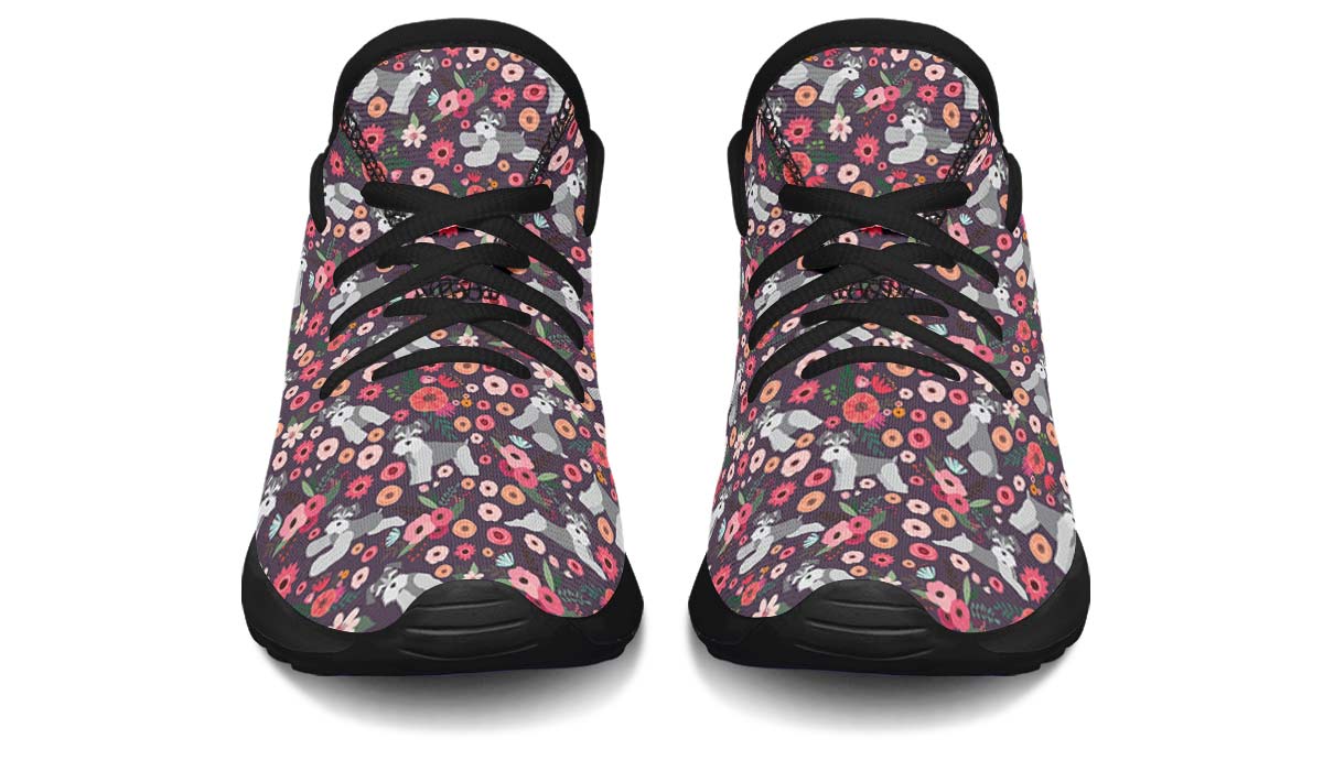 Schnauzer Flower Kids Sneakers