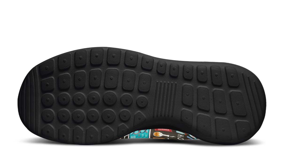 Science Pattern Kids Sneakers