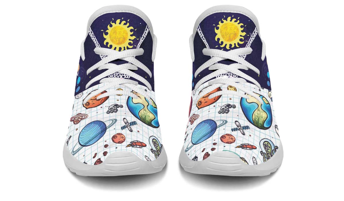 Space Notebook Kids Sneakers