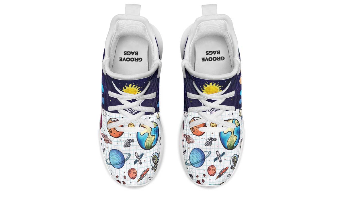 Space Notebook Kids Sneakers