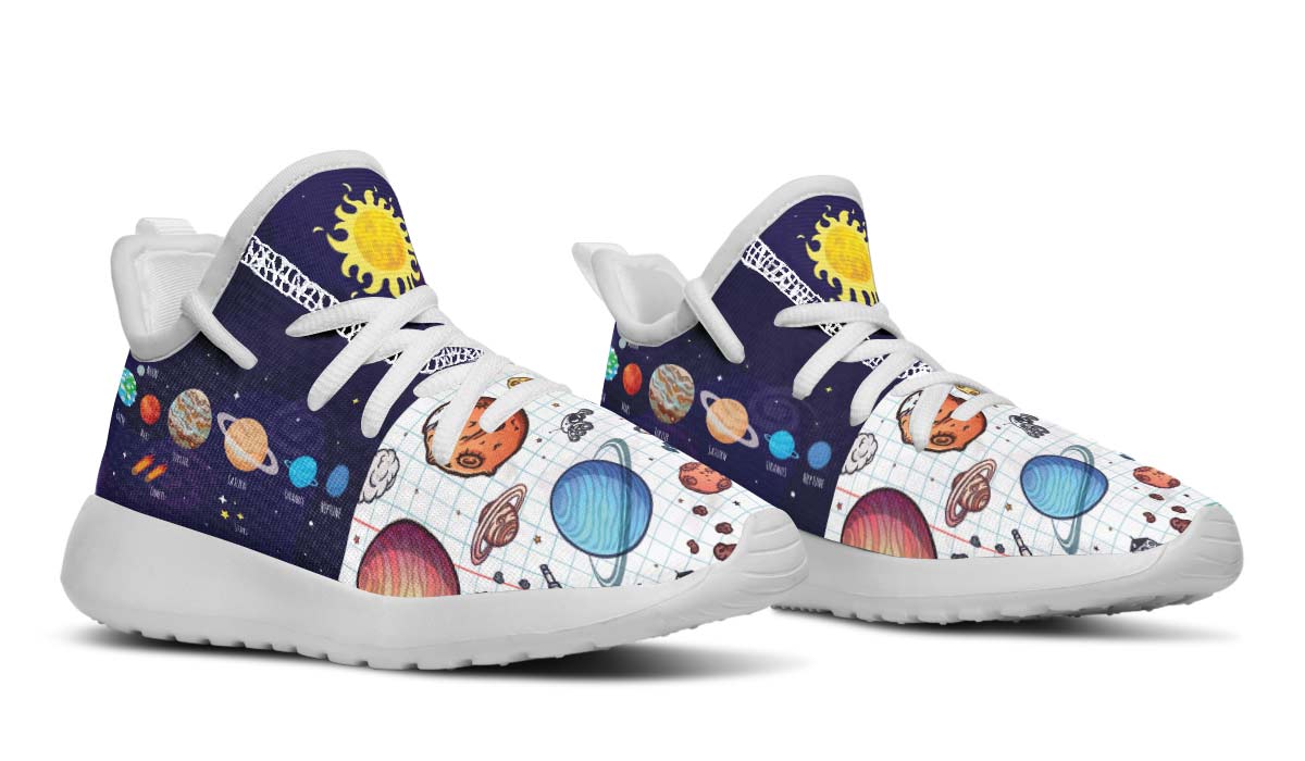 Space Notebook Kids Sneakers