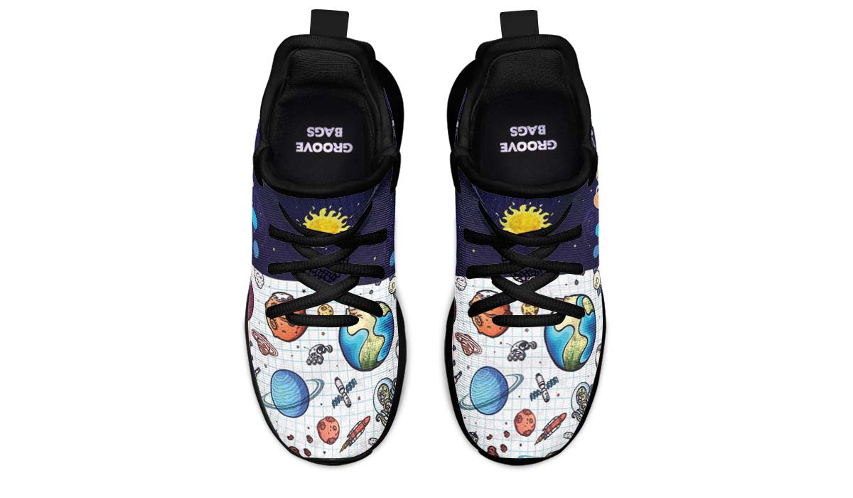 Space Notebook Kids Sneakers