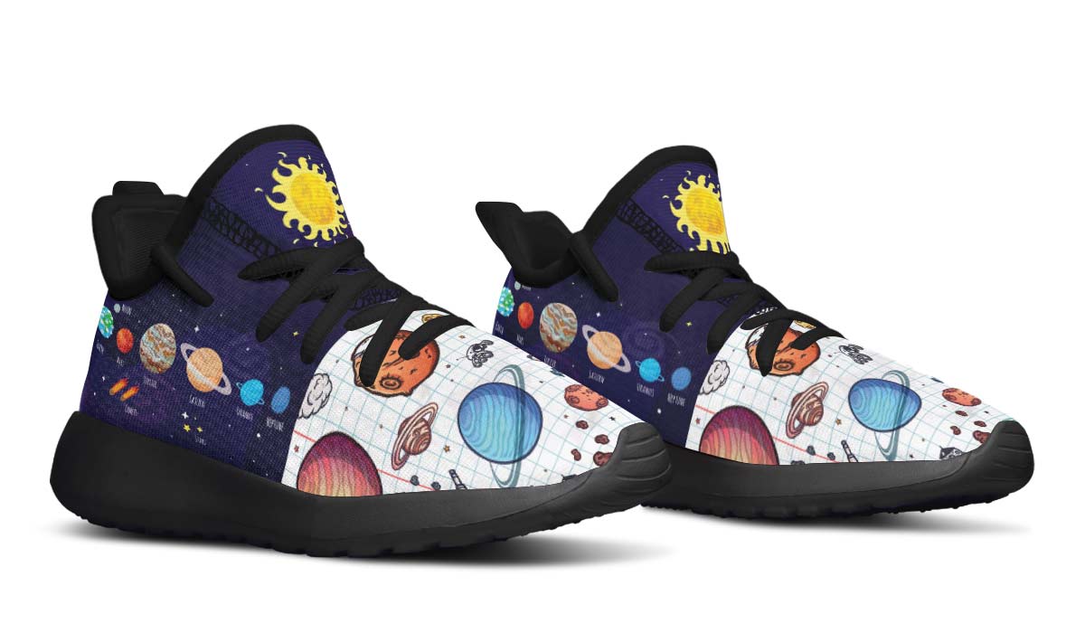 Space Notebook Kids Sneakers