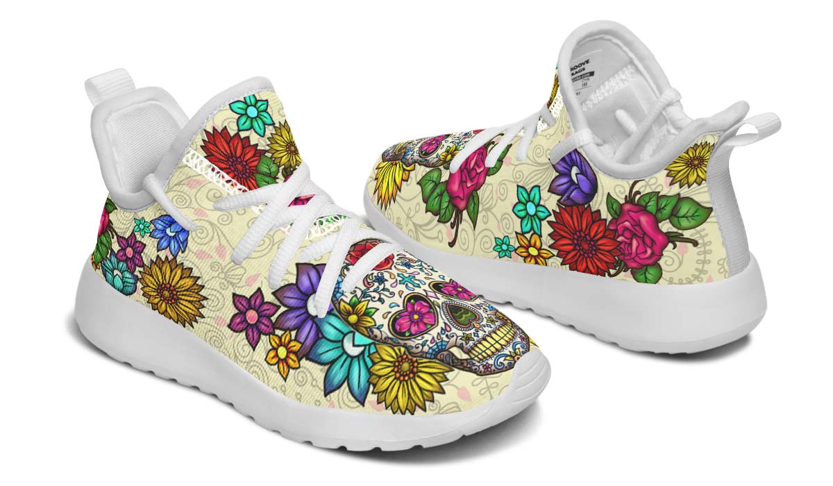 Sugar Skull Kids Sneakers