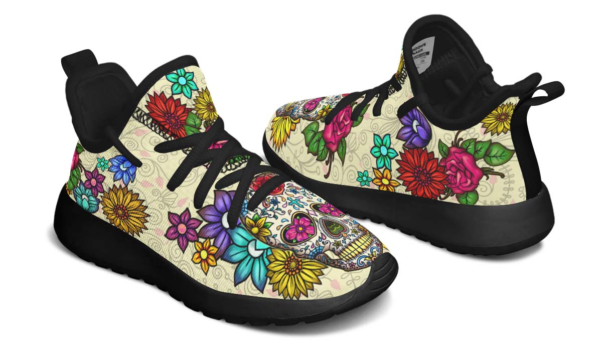 Sugar Skull Kids Sneakers