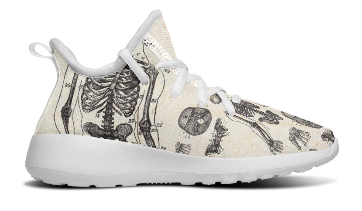Vintage Anatomy Kids Sneakers