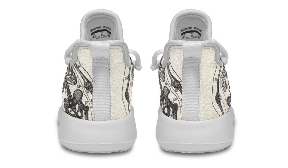 Vintage Anatomy Kids Sneakers