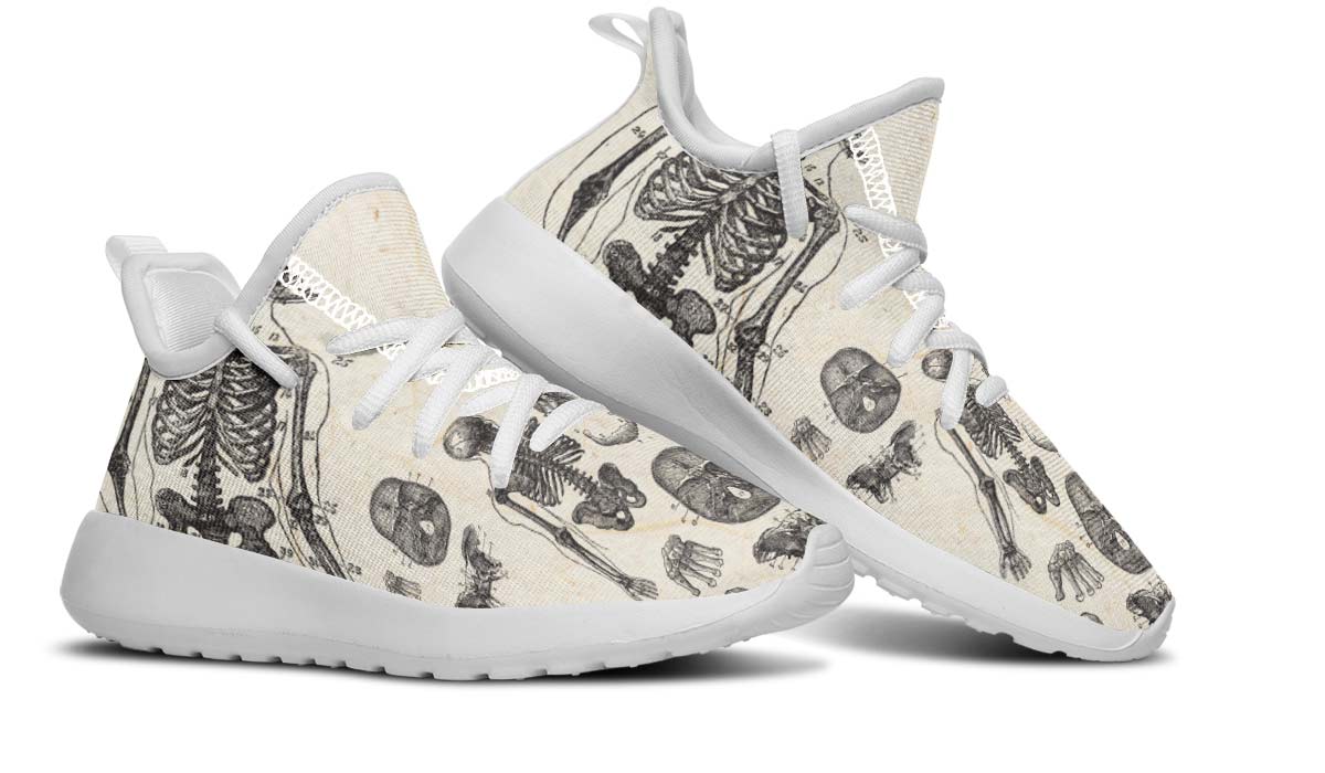 Vintage Anatomy Kids Sneakers