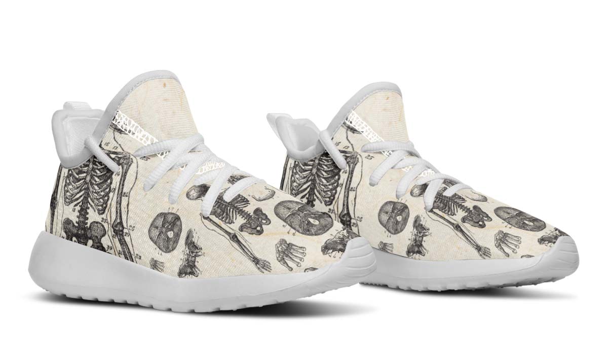 Vintage Anatomy Kids Sneakers