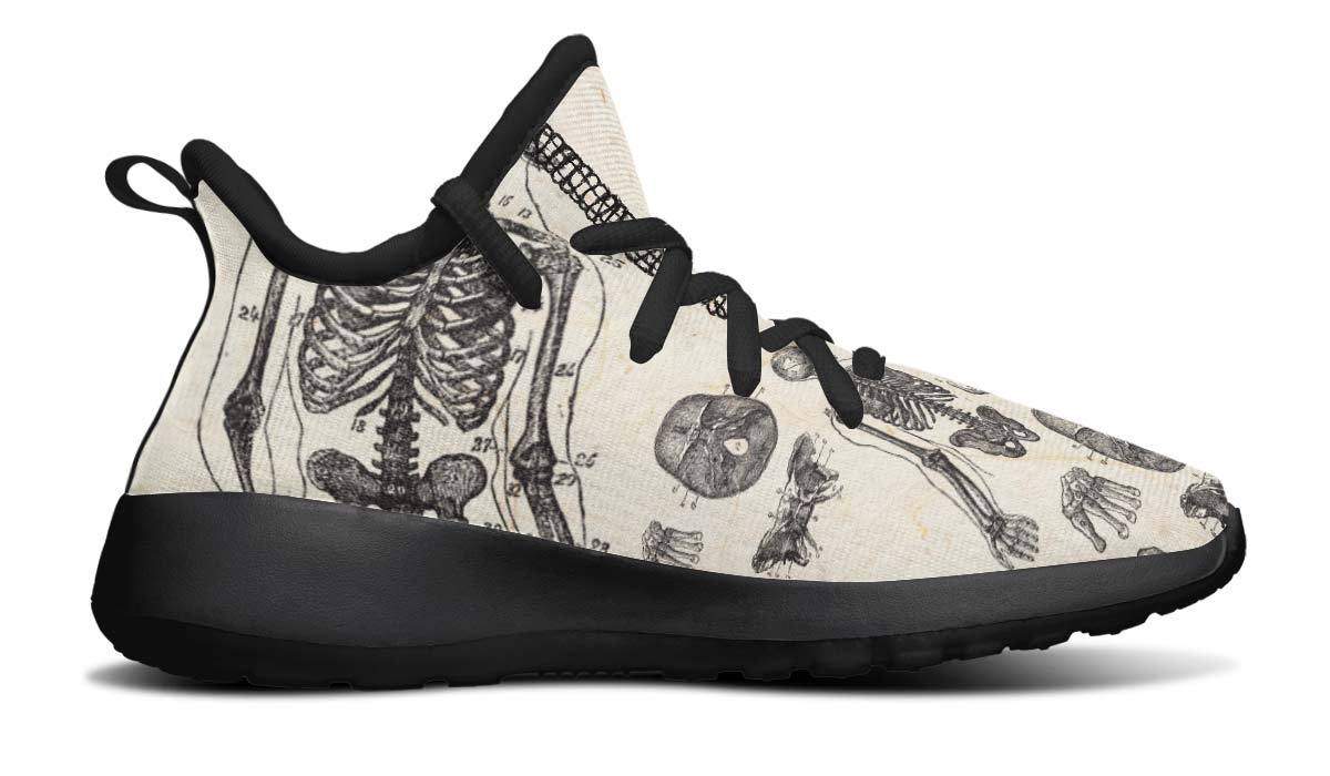 Vintage Anatomy Kids Sneakers