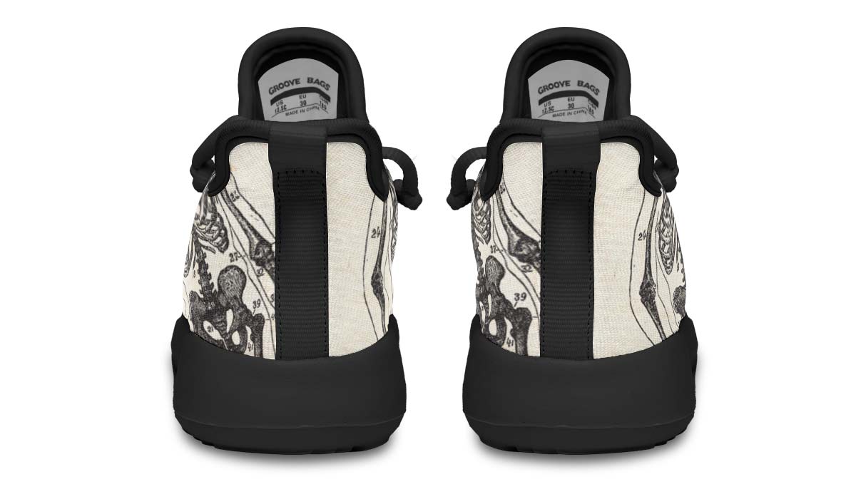 Vintage Anatomy Kids Sneakers