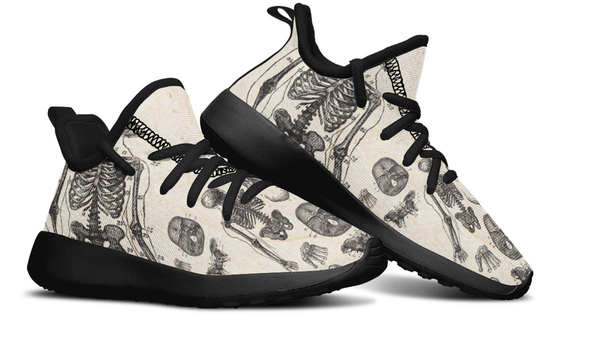 Vintage Anatomy Kids Sneakers