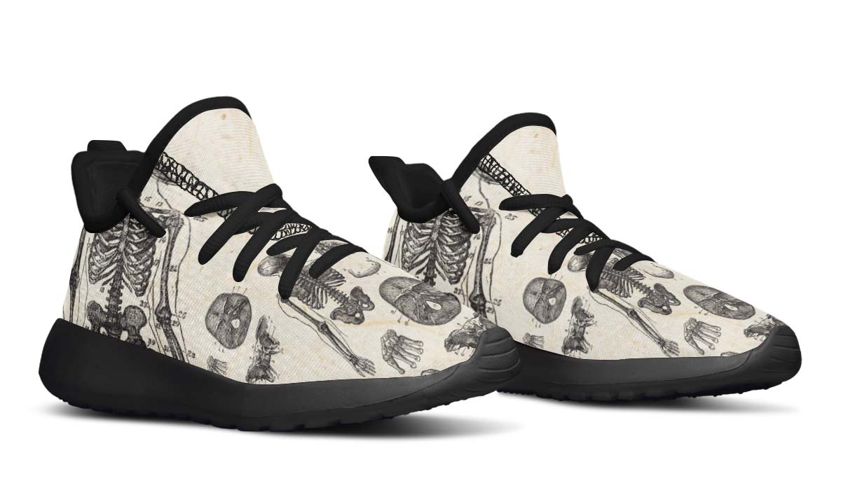 Vintage Anatomy Kids Sneakers