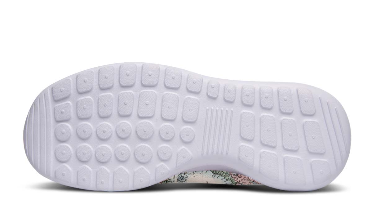 Vintage Geography Globe Kids Sneakers