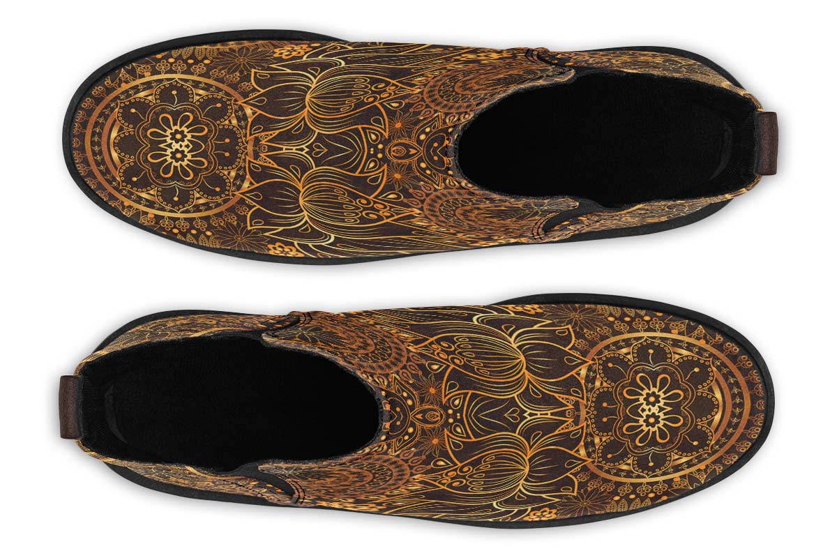 Glowing Gold Mandala