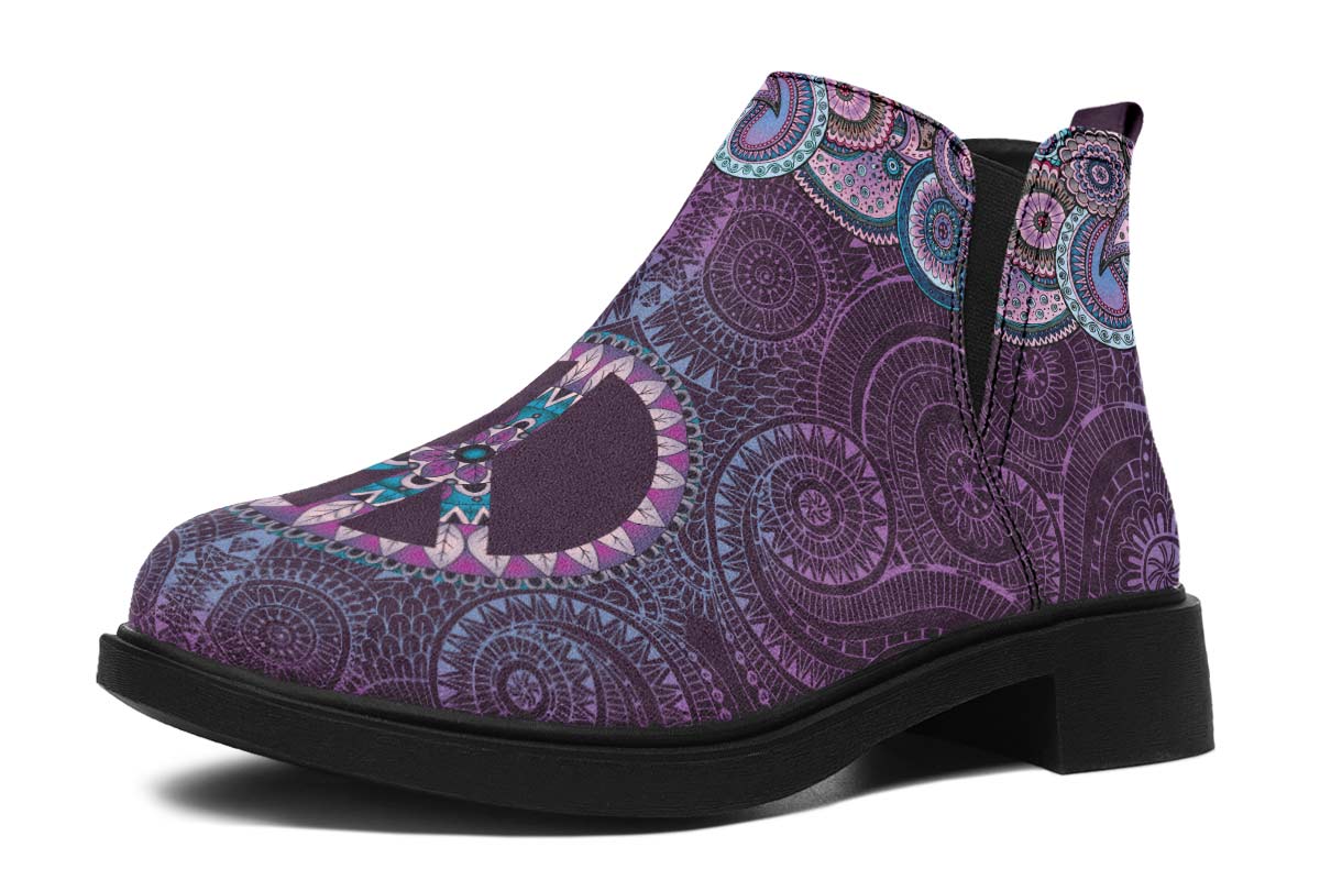 Purple Peace And Mandala