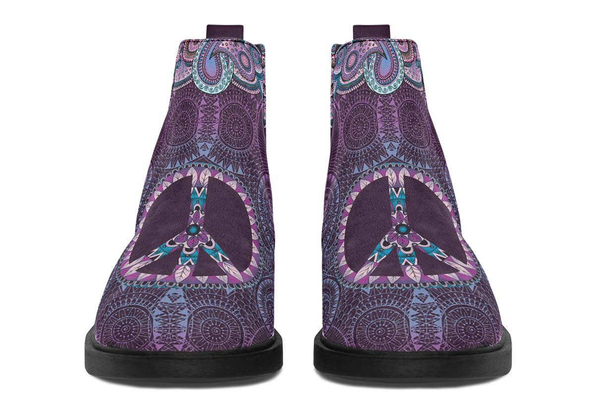 Purple Peace And Mandala