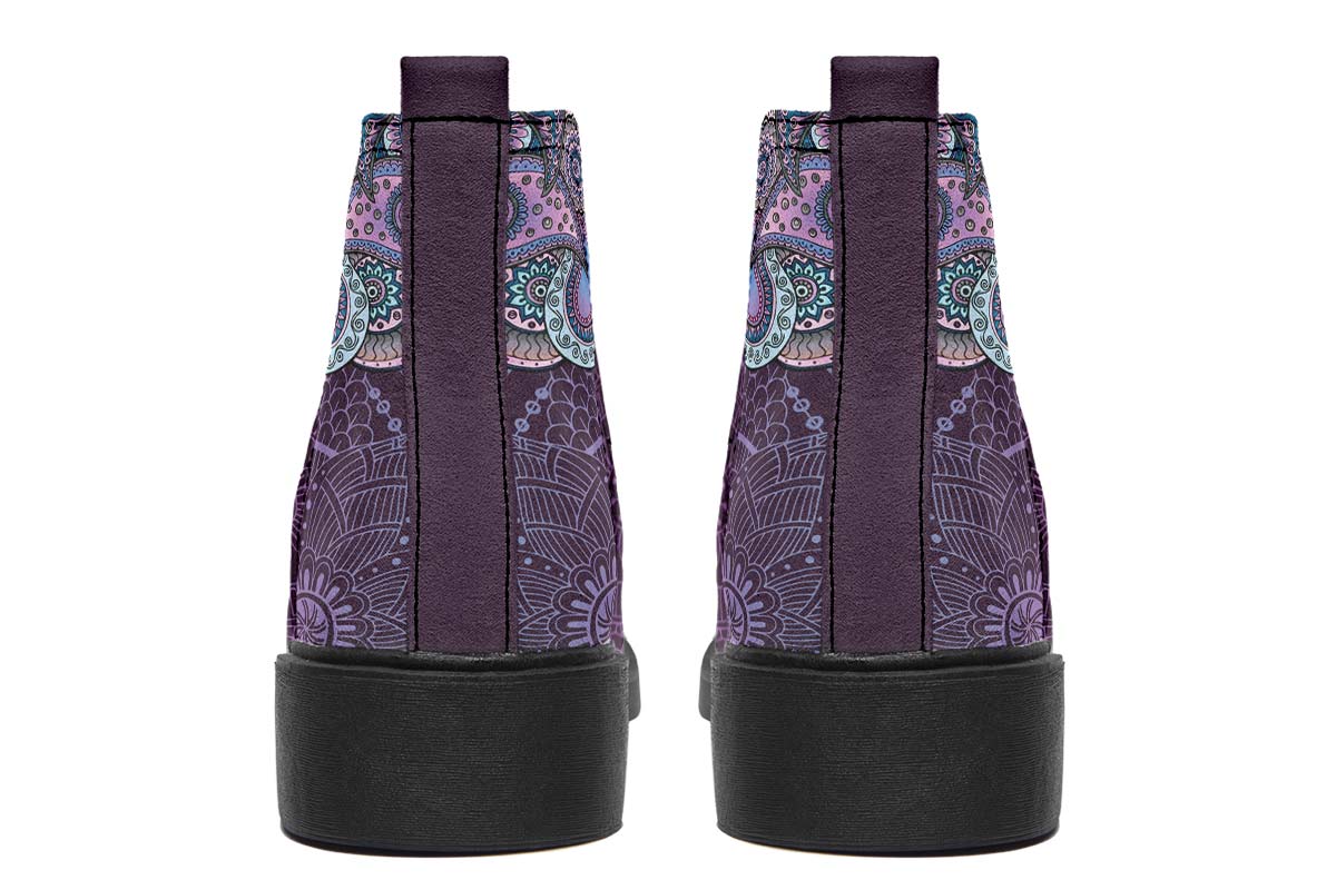 Purple Peace And Mandala