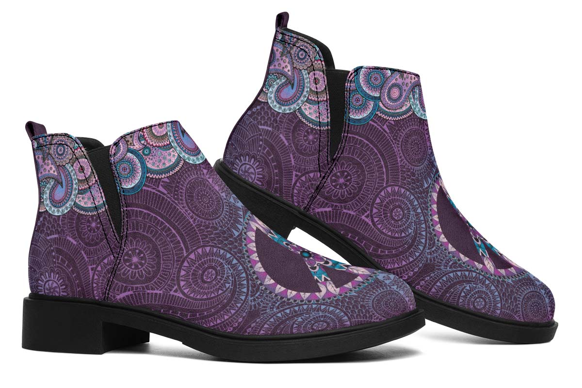 Purple Peace And Mandala