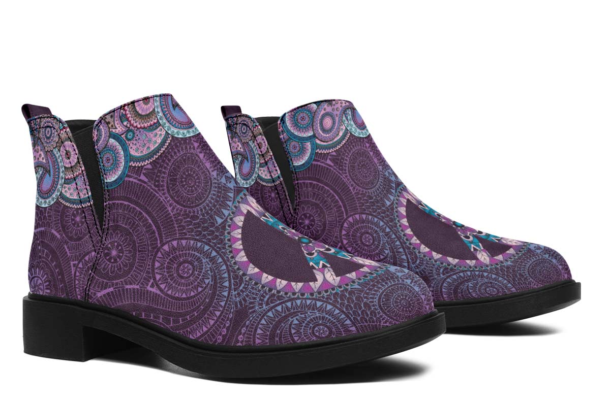 Purple Peace And Mandala