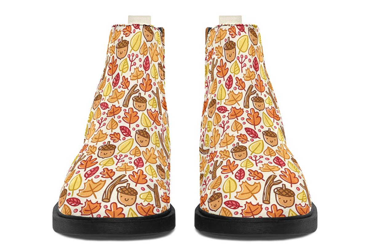 Adorable Autumn Pattern Neat Vibe Boots