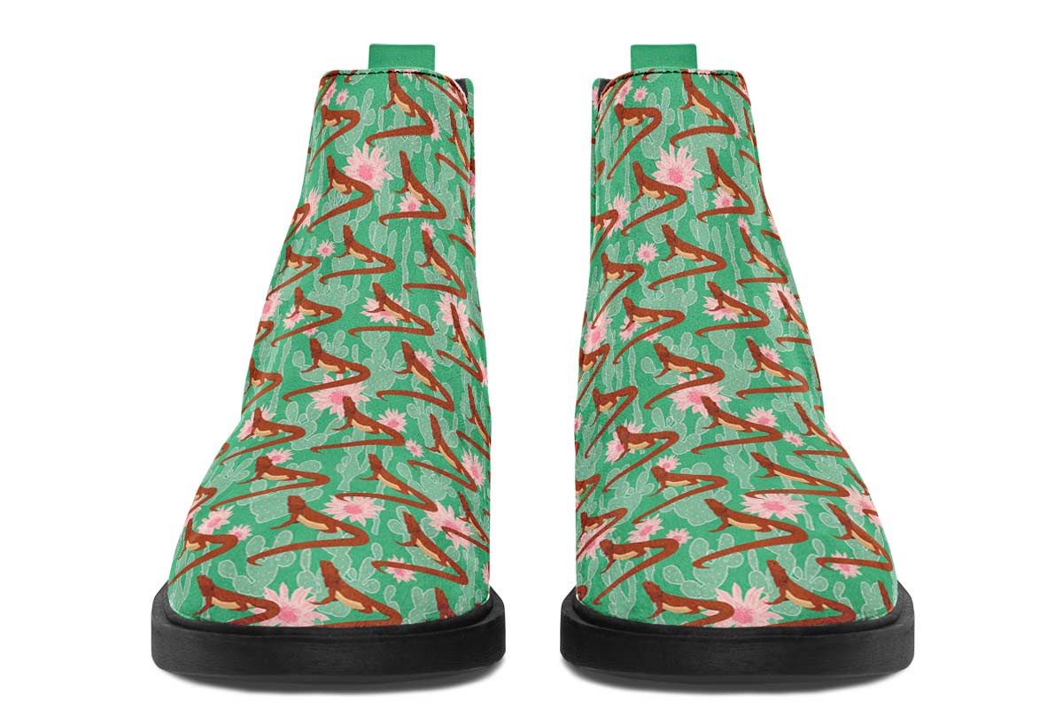 Bearded Dragon Pattern Neat Vibe Boots