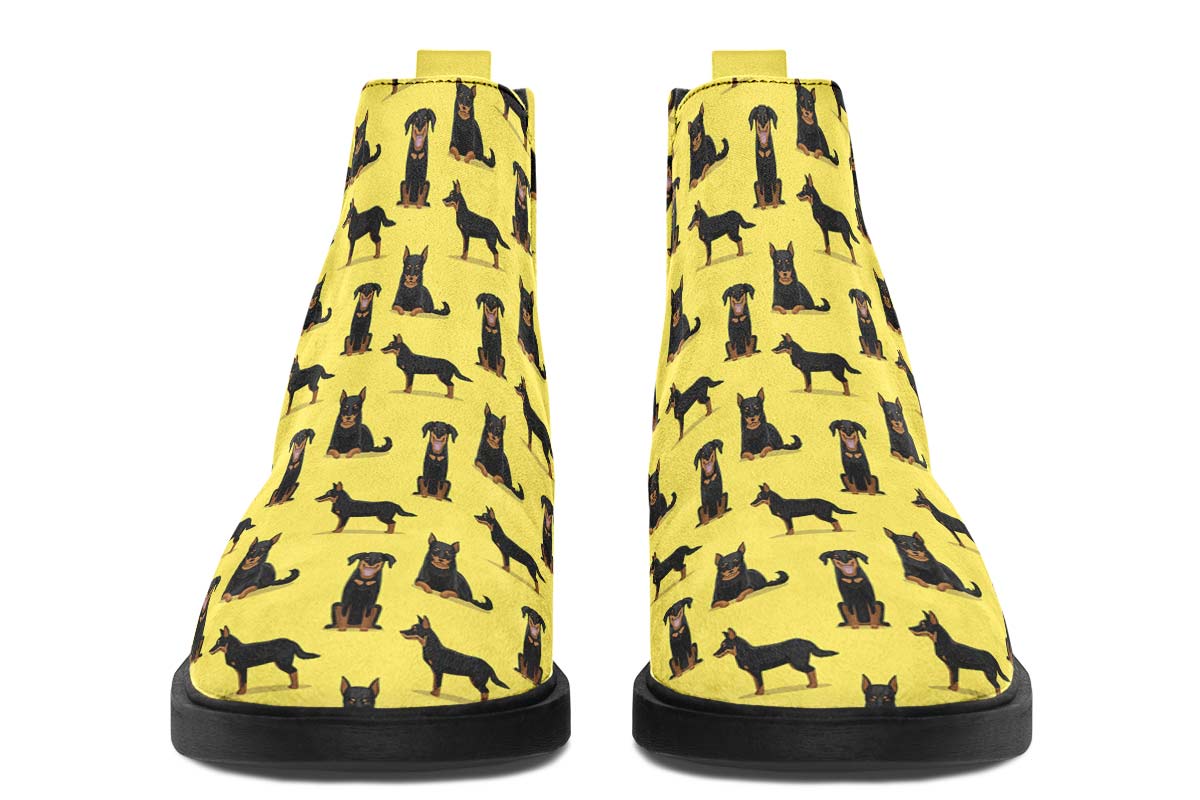 Beauceron Pattern Neat Vibe Boots