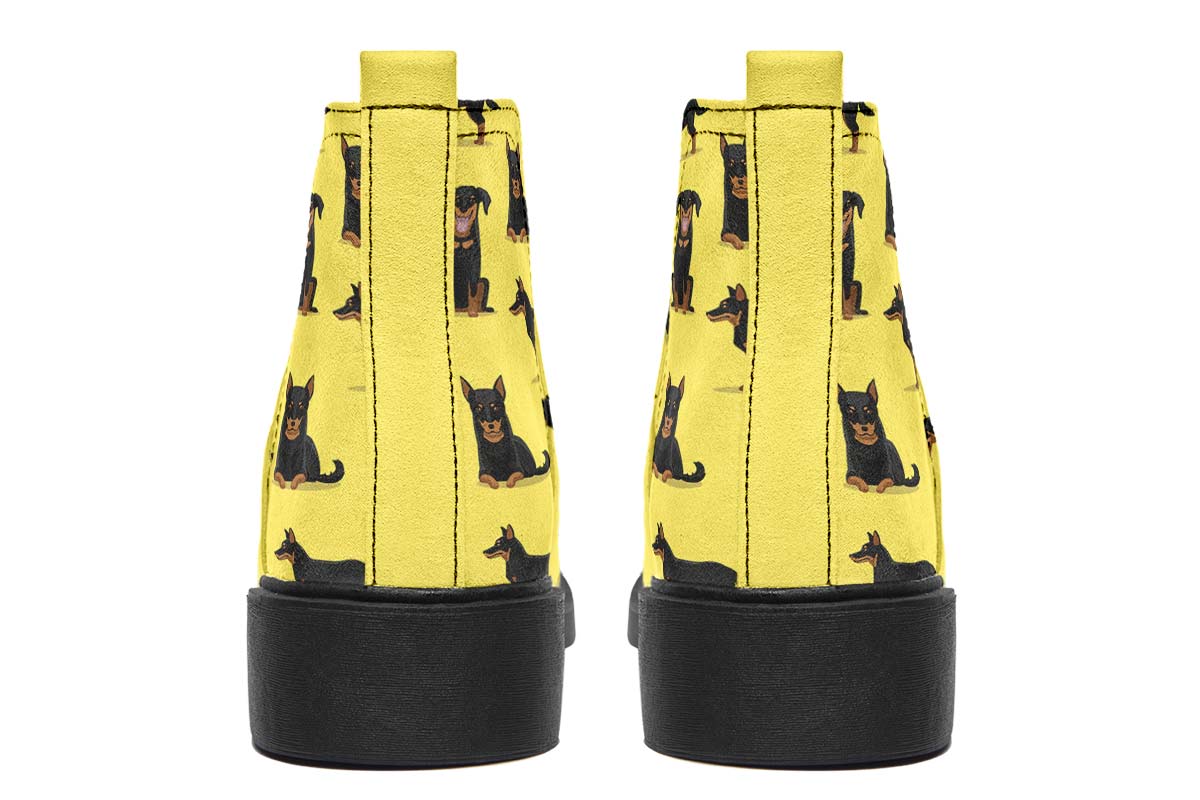 Beauceron Pattern Neat Vibe Boots