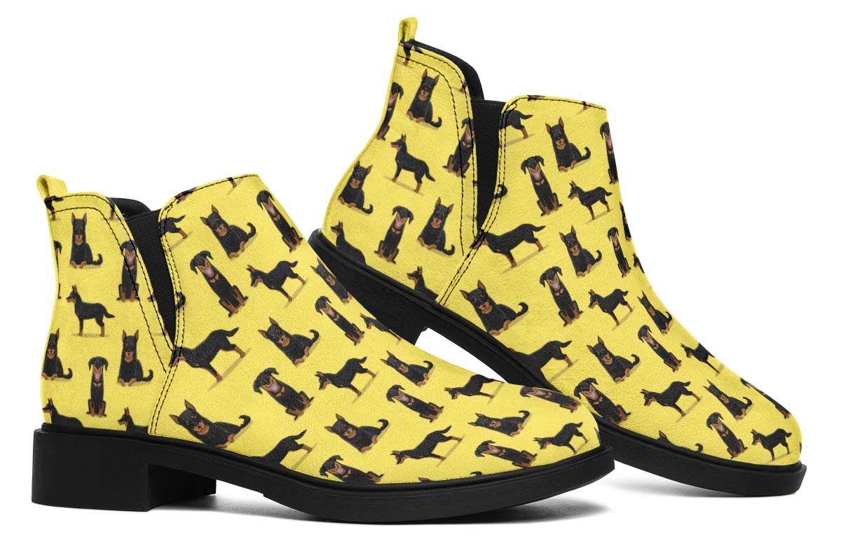 Beauceron Pattern Neat Vibe Boots